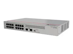 Huawei eKitEngine S110 Series S110-16T2S Switch - ikke-styrt - 16 x 10/100/1000 + 2 x Gigabit SFP (opplink) - stasjon&#230;r, veggmonterbar