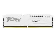 Kingston FURY Beast - DDR5 - modul 16 GB - DIMM 288-pin - 6000 MHz / PC5-48000 - CL36 - 1.35 V - ikke-bufret - on-die ECC - hvit