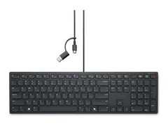 Dell Wired Collaboration Keyboard KB525C Tastatur - USB, USB-C - QWERTY - US International - med 3 &#229;rs Advanced Exchange Service