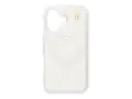 IDEAL OF SWEDEN - Baksidedeksel for mobiltelefon MagSafe-samsvar - resirkulert polykarbonat, celluloseacetat, resirkulert TPU-plast - pearlized white - for Apple iPhone 16