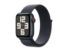 Apple Watch SE (GPS + Cellular) - 2. generasjon 40 mm - midnattsaluminium - smartklokke med sportssl&#248;yfe - myk dobbeltlagsnylon - ink - h&#229;ndleddst&#248;rrelse: 130-200 mm - 32 GB - LTE, Wi-Fi 4, Bluetooth - 4G - 27.8 g