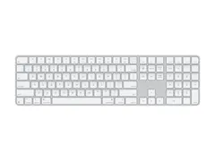 Apple Magic Keyboard with Touch ID and Numeric Keypad Tastatur - USB-C - tr&#229;dl&#248;s - Bluetooth - QWERTY - amerikansk engelsk - hvite taster