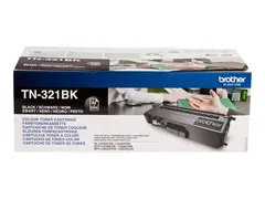 Brother TN321BK - Svart - original tonerpatron - for Brother DCP-L8400, DCP-L8450, HL-L8250, HL-L8350, MFC-L8650, MFC-L8850