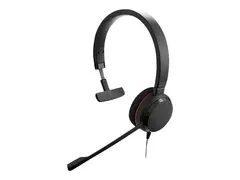 Jabra Evolve 20 UC stereo - Hodesett - on-ear kablet - USB-C, USB-A - lydisolerende - Alcatel-Lucent Certified, Avaya Certified, Certified for Microsoft Teams, Cisco Certified, Unify Certified