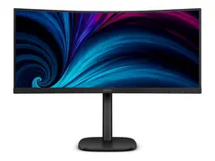 Philips 34B2U3600C - 3000 Series - LED-skjerm kurvet - 34&quot; - 3440 x 1440 WQHD @ 120 Hz - VA - 3500:1 - HDMI, DisplayPort, USB-C - h&#248;yttalere - teksturert svart