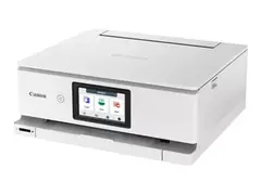 Canon PIXMA TS8751 - Multifunksjonsskriver farge - ink-jet - Legal (216 x 356 mm) (original) - A4/Legal (medie) - opp til 15 ipm (trykking) - 200 ark - USB 2.0, Wi-Fi(ac) - hvit