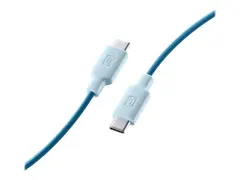 Cellular Line Stylecolor - USB-kabel - 24 pin USB-C (hann) til 24 pin USB-C (hann) 1 m - bl&#229;