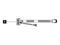 LENOVO ISG ThinkSystem SR650 V3/SR655 V3 M.2 RAID B540i-2i SATA/NVMe Cable Kit