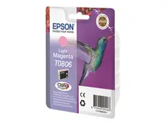 Epson T0806 - Lys magenta - original bl&#230;re med RF/lyd-alarm - blekkpatron - for Stylus Photo P50, PX650, PX660, PX700, PX710, PX720, PX730, PX800, PX810, PX820, PX830