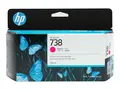 HP 738 - 130 ml - magenta - original - DesignJet blekkpatron - for DesignJet T950