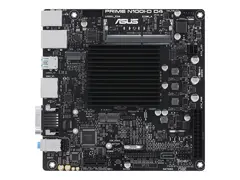 ASUS PRIME N100I-D D4 - Hovedkort - mini-ITX Intel N-series N100 - USB 3.2 Gen 1, USB 3.2 Gen 2 - Gigabit LAN - innbygd grafikk (CPU kreves) - HD-lyd (8-kanalers)