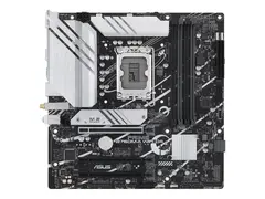 ASUS PRIME B760M-A WIFI D4 - Hovedkort mikro ATX - LGA1700-sokkel - B760 Chipset - USB 3.2 Gen 1, USB 3.2 Gen 2, USB-C 3.2 Gen 1 - 2.5 Gigabit LAN, Wi-Fi 6, Bluetooth - innbygd grafikk (CPU kreves) - HD-lyd (8-kanalers)