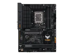 ASUS TUF GAMING B760-PLUS WIFI D4 Hovedkort - ATX - LGA1700-sokkel - B760 Chipset - USB 3.2 Gen 1, USB 3.2 Gen 2, USB4, USB-C 3.2 Gen2, USB-C 3.2 Gen 2x2 - 2.5 Gigabit LAN, Wi-Fi 6, Bluetooth - innbygd grafikk (CPU kreves) - HD-lyd (8-kanalers)