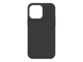 KEY Original - Baksidedeksel for mobiltelefon antibakteriell - MagSafe-samsvar - v&#230;skesilikon, hard polykarbonat - svart - for Apple iPhone 15 Pro Max