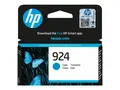 HP 924 - Cyan - original - Officejet - blekkpatron