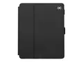 Speck Balance Folio - Lommebok for nettbrett svart-hvit - for Apple 12.9-inch iPad Pro (3. generasjon, 4. generasjon, 5. generasjon, 6. generasjon)