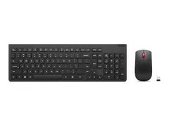 Lenovo Essential Wireless Combo Gen 2 Tastatur- og mussett - tr&#229;dl&#248;s - 2.4 GHz - Dansk - svart