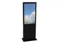 HI-ND Mini Single Totem 32&quot; - Stativ for LCD-skjerm - svart - skjermst&#248;rrelse: 32&quot; - plassering p&#229; gulv - for Samsung QM32R, QM32R-A, QM32R-AN, QM32R-B, QM32R-T