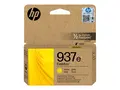 HP 937e EvoMore - Gul - original blekkpatron - for Officejet Pro 9110b, 9120b, 9720E, 9730e