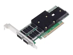 Broadcom P2200G - Nettverksadapter - PCIe 5.0 x16 lav profil 400 Gigabit QSFP112 x 2
