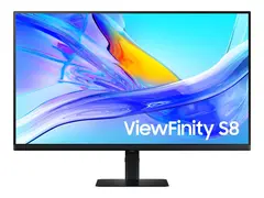 Samsung ViewFinity S8 S32D800UAU S80UD Series - LED-skjerm - USB - 32&quot; - 3840 x 2160 UHD @ 60 Hz - VA - 350 cd/m&#178; - 3000:1 - HDR10 - 5 ms - HDMI, DisplayPort, USB-C - svart