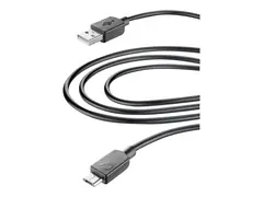 Cellular Line HOME XL - USB-kabel - USB (hann) til Micro-USB type B (hann) 3 m - svart