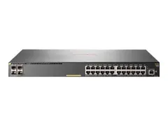 HPE Aruba 2930F 24G PoE+ 4SFP+ Switch - L3 - Styrt - 24 x 10/100/1000 (PoE+) + 4 x 1 Gigabit / 10 Gigabit SFP+ (opplink) - rackmonterbar - PoE+ (370 W)