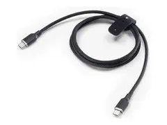 mophie charge stream - USB-kabel - 24 pin USB-C (hann) til 24 pin USB-C (hann) 2 m - USB Power Delivery (30 W) - svart