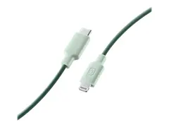 Cellular Line Stylecolor - Lightning-kabel 24 pin USB-C hann til Lightning hann - 1 m - gr&#248;nn