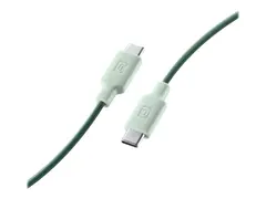 Cellular Line Stylecolor - USB-kabel - 24 pin USB-C (hann) til 24 pin USB-C (hann) 1 m - gr&#248;nn