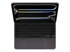 Apple Magic Keyboard - Tastatur og folioveske med styrepute - bakbelysning - Apple Smart connector - Svensk - svart - for Apple 13-inch iPad Pro (M4)