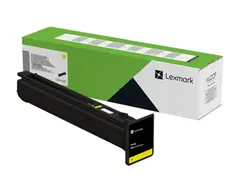 Lexmark - Gul - original - boks tonerpatron LCCP, LRP - for Lexmark CS963e, CX833se, CX950se, CX951se, CX961se, CX962se, CX963se