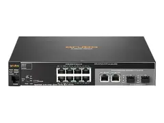 HPE Aruba 2530-8 - Switch - Styrt - 8 x 10/100 + 2 x kombo-Gigabit SFP stasjon&#230;r, rackmonterbar, veggmonterbar