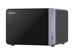 QNAP TS-632X-4G - NAS-server - 6 br&#248;nner SATA 6Gb/s - RAID JBOD, RAID 0, 1, 5, 6, 10, 50, 60 - RAM 4 GB - Gigabit Ethernet / 2.5 Gigabit Ethernet / 10 Gigabit Ethernet - iSCSI st&#248;tte