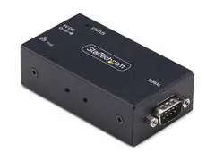 StarTech.com Serial to Ethernet Adapter, IP LAN to RS232 DB9 Converter Enhetsserver - PoE - 100Mb LAN, RS-232 - vegg- / DIN-skinnemonterbar - TAA-samsvar