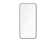 PanzerGlass Ceramic Protection Skjermbeskyttelse for mobiltelefon - ultrabred passform - glass - rammefarge svart - for Apple iPhone 16