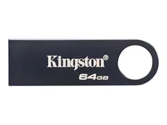 Kingston DataTraveler SE9 G3 - USB-flashstasjon 64 GB - USB 3.2 Gen 1 - m&#248;rk nikkelfarge