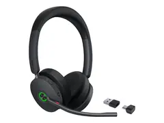 Yealink BH74 - Hodesett - on-ear - Bluetooth tr&#229;dl&#248;s - aktiv st&#248;ydemping - USB-C via Bluetooth-adapter - Certified for Microsoft Teams