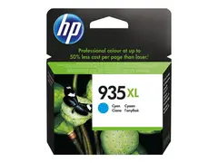 HP 935XL - H&#248;y ytelse - cyan - original - blekkpatron for Officejet 6812, 6815, 6820; Officejet Pro 6230, 6230 ePrinter, 6830, 6835