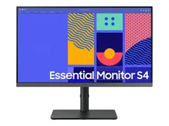 Samsung S24C432GAU - C432 Series LED-skjerm - 24&quot; - 1920 x 1080 Full HD (1080p) @ 100 Hz - IPS - 250 cd/m&#178; - 1000:1 - 4 ms - HDMI, VGA, DisplayPort - svart