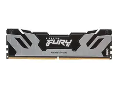 Kingston FURY Renegade - DDR5 - modul 24 GB: 1 x 24 GB - DIMM 288-pin - 7200 MHz / PC5-57600 - CL38 - 1.1 V - ikke-bufret - on-die ECC - s&#248;lv, svart