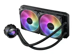 ASUS ROG STRIX LC II 280 ARGB - V&#230;skekj&#248;lesystem for prosessor Radiatorst&#248;rrelse: 280 mm - (for: AM4, TR4, LGA1200, LGA1700, AM5, LGA115x Socket) - aluminium med kobberbasis - 140 mm