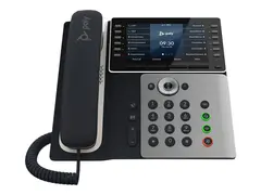 Poly Edge E550 - VoIP-telefon med anrops-ID/samtale venter treveis anropskapasitet - SIP, SDP