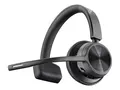 Poly Voyager 4310 - Voyager 4300 UC series hodesett - on-ear - Bluetooth - tr&#229;dl&#248;s, kablet - USB-A - svart - Zoom Certified