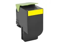 Lexmark - Gul - original - tonerpatron - for Lexmark CX410de, CX410dte, CX410e, CX510de, CX510dhe, CX510dthe