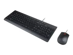 Lenovo Essential Wired Combo - Tastatur- og mussett USB - Islandsk - FRU