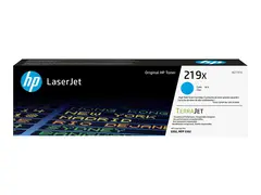 HP 219X - H&#248;y ytelse - cyan - original LaserJet - tonerpatron (W2191X) - for P/N: 499Q6F#B19, 499Q6F#BAZ, 499Q7F#BAZ, 499Q8F#B19, 499Q8F#BAZ, 499R0F#BAZ, 8D7L0A#BAZ