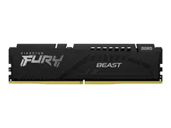 Kingston FURY Beast - DDR5 - modul - 16 GB DIMM 288-pin - 6400 MHz / PC5-51200 - CL32 - 1.4 V - ikke-bufret - on-die ECC - svart