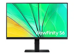 Samsung ViewFinity S6 S24D600EAU S60UD Series - LED-skjerm - 24&quot; - 2560 x 1440 QHD @ 100 Hz - IPS - 350 cd/m&#178; - 1000:1 - HDR10 - 5 ms - HDMI, DisplayPort - svart