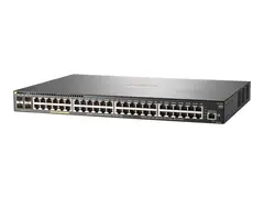 HPE Aruba 2930F 48G PoE+ 4SFP+ Switch - L3 - Styrt - 48 x 10/100/1000 (PoE+) + 4 x 1 Gigabit / 10 Gigabit SFP+ - side til side-luftflyt - rackmonterbar - PoE+ (370 W)